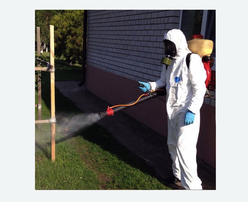 травля клещей на участке в Касимове